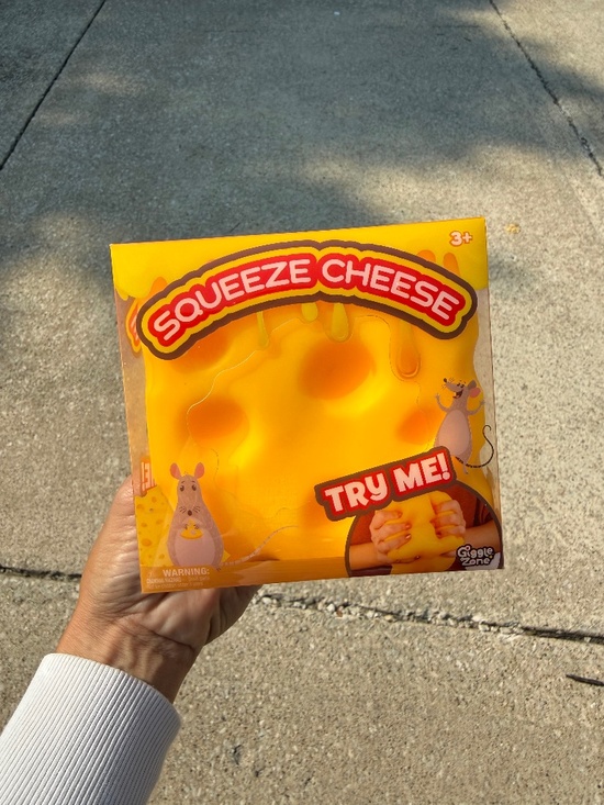 Other - GIANT Squeeze Cheese Squishy Toy Stress Relief Fidget